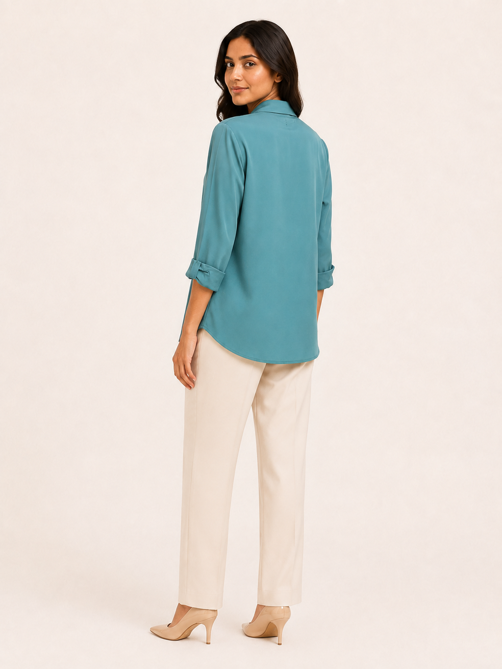 Poise Top - Sea Glass