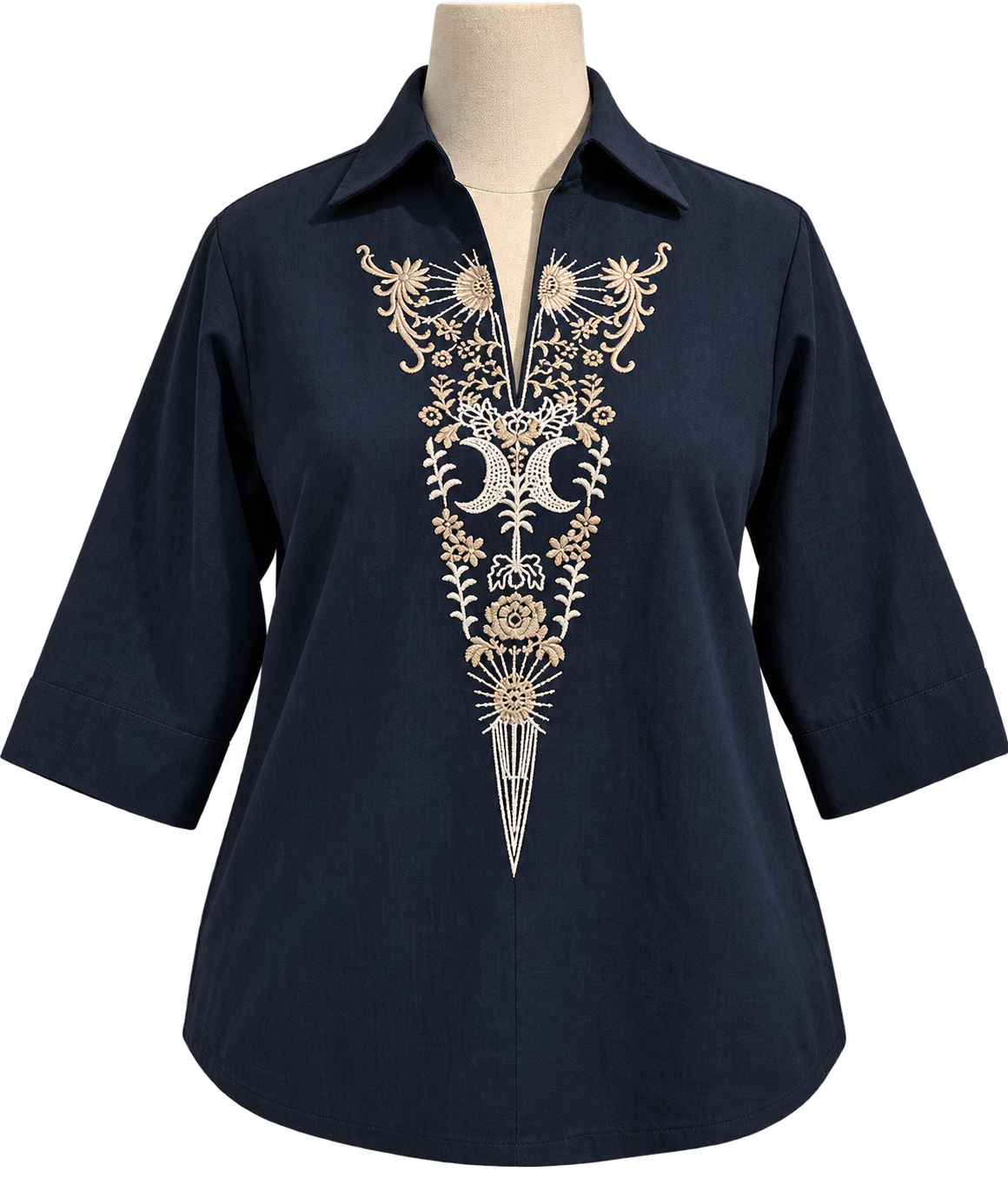 Aura Top - Midnight Noir
